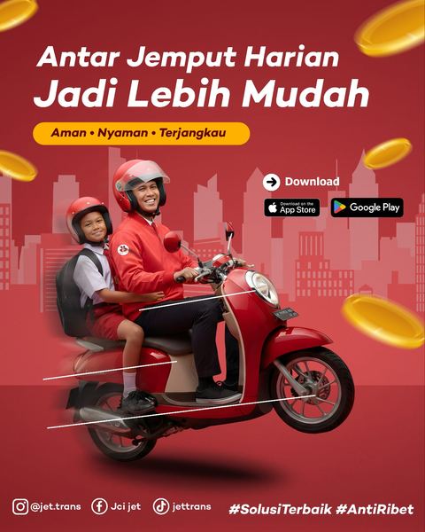Antar jemput harian jadi lebih mudah