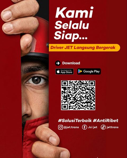 Driver JET langsung bergerak